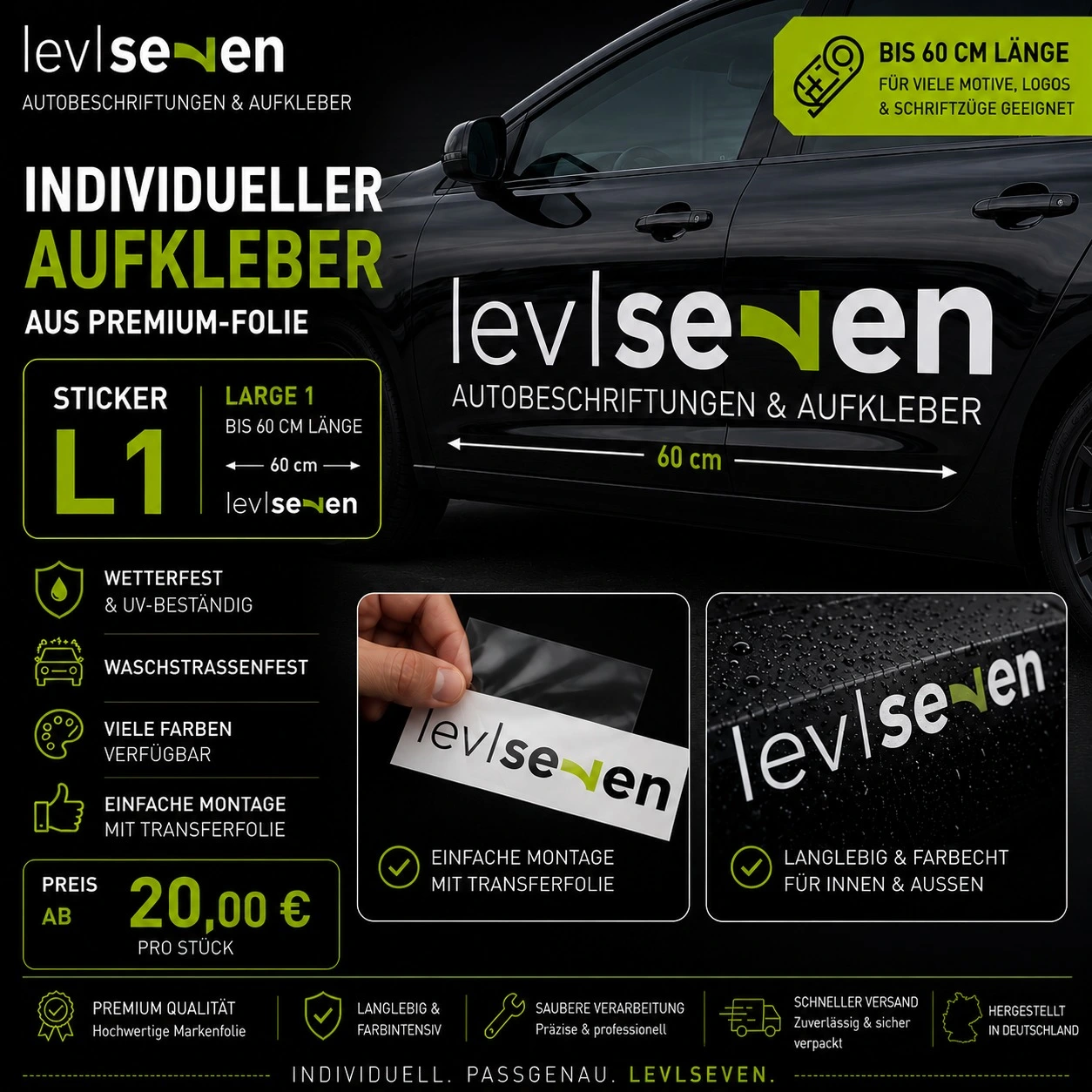 Display Sticker – Für große Ideen